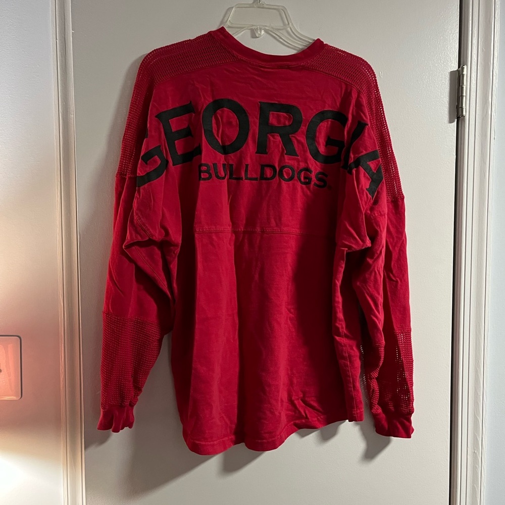 UGA Spirit Jersey - red with mesh shoulders